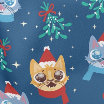 Shiny Eyes Cat Lightweight Cotton Poplin