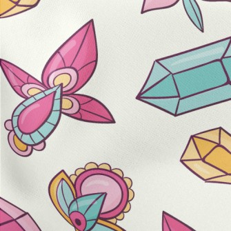 Gems And Flowers Lightweight Cotton Poplin