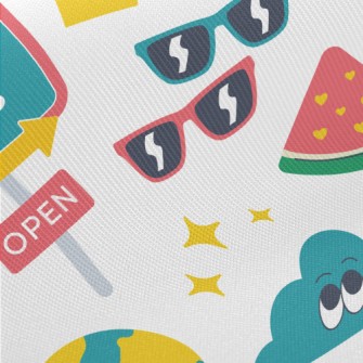 Helpless Eyes Fruit Midweight Cotton Poplin