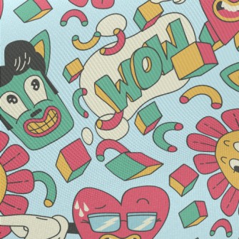 Funny Expressions Midweight Cotton Poplin