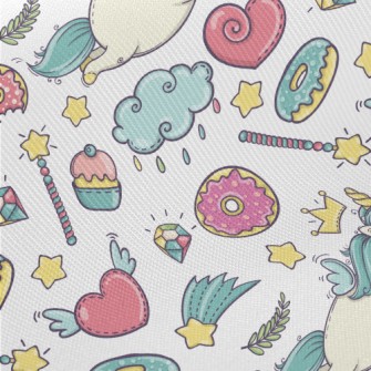 Fantasy Unicorn Midweight Cotton Poplin