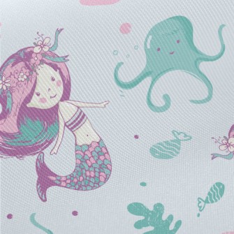 Gentle Mermaid Princess Midweight Cotton Poplin