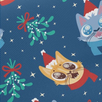 Shiny Eyes Cat Midweight Cotton Poplin