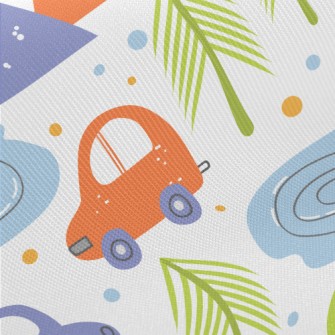 Travel By Car Midweight Cotton Poplin
