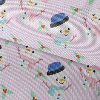 Snowman Goes On A Date Waterproof Oxford
