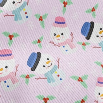 Snowman Goes On A Date Standard Corduroy