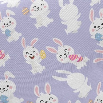 Happy Jumping Bunny Twill