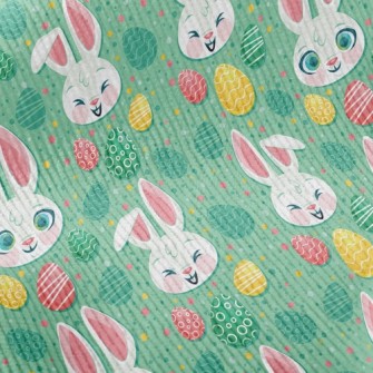 Happy Big-eyed Bunny Standard Corduroy