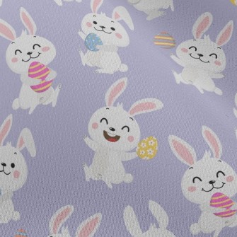 Happy Jumping Bunny Chiffon