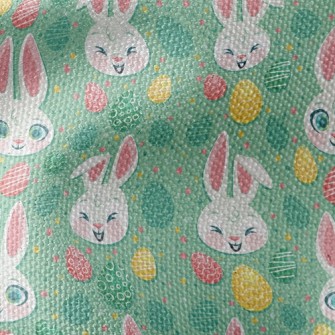 Happy Big-eyed Bunny Waterproof Canvas