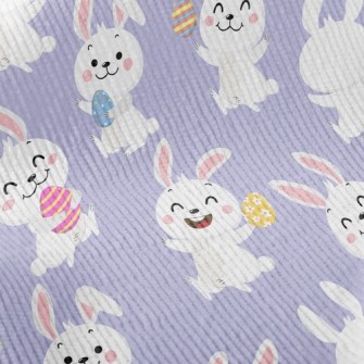 Happy Jumping Bunny Standard Corduroy