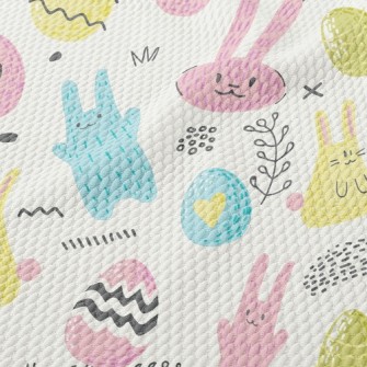 Easter Bunny Birdseye Piqué