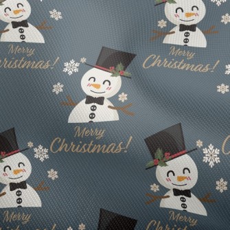 Smiling Christmas Snowman Dobby