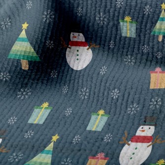 Snowflake Snowman Terry