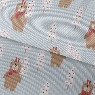 Christmas Scarf Bear Waterproof Oxford