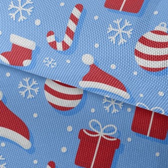 Candy Cane Santa Hat Waterproof Oxford