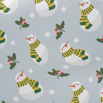 Playful Christmas Snowman Twill