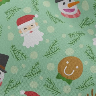 Merry Christmas Characters Chiffon