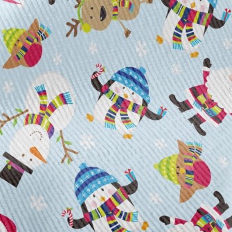 Santa Claus And Friends Standard Corduroy