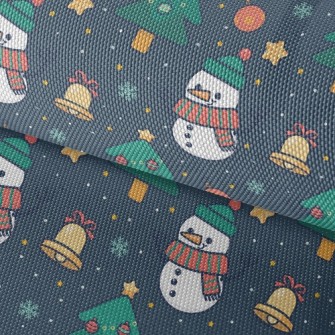 Cartoon Snowman Waterproof Oxford