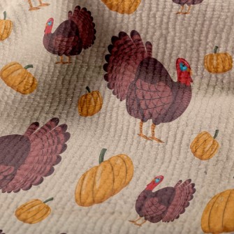 Turkey And Pumpkin Terry