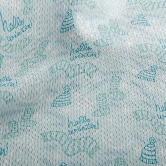 Winter Warm Accessories Athletic Mesh Flat Back