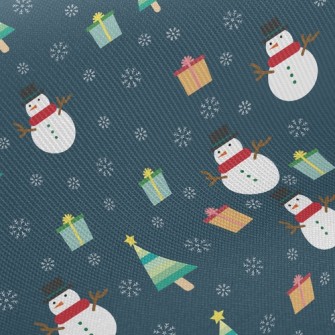 Snowflake Snowman Twill