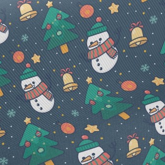 Cartoon Snowman Twill