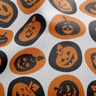 Evil Pumpkin Athletic Mesh Flat Back