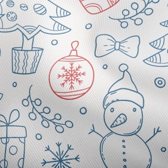 Christmas Pattern Snowman Dobby