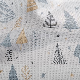 Styling Christmas Tree Athletic Mesh Flat Back