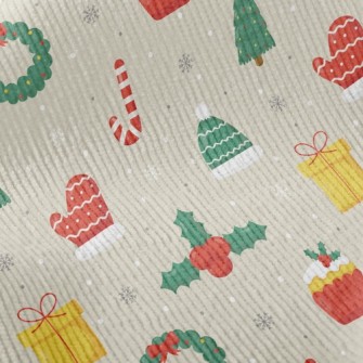 Christmas Wreath Standard Corduroy