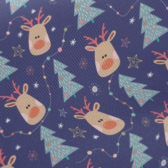 Christmas Reindeer Twill