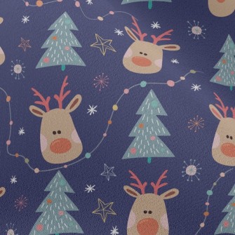 Christmas Reindeer Chiffon