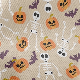 Pumpkins And Skeletons Standard Corduroy