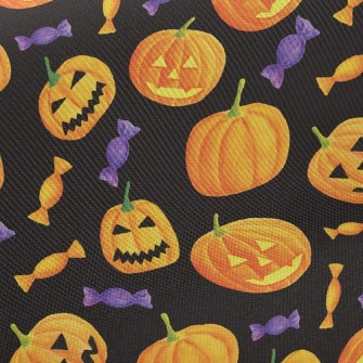 Horror Expression Pumpkin Twill