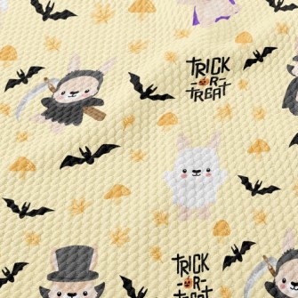 Funny Dressed Up Bunny Birdseye Piqué