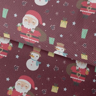 Santa Claus Delivering Gifts Waterproof Oxford