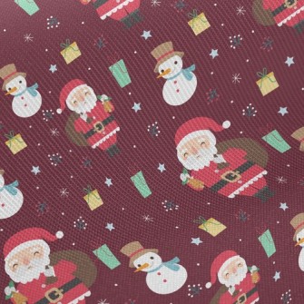 Santa Claus Delivering Gifts Twill