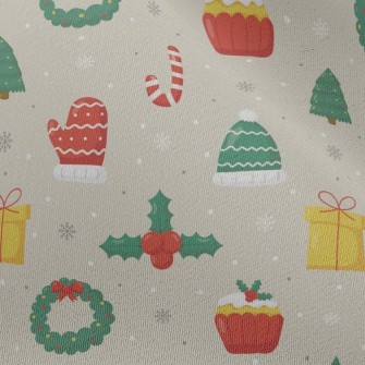 Christmas Wreath Chiffon