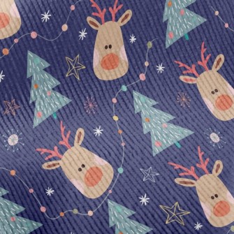 Christmas Reindeer Standard Corduroy