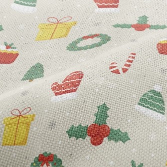 Christmas Wreath Performance Linen