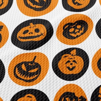 Evil Pumpkin Birdseye Piqué