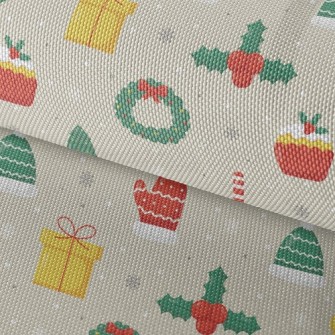 Christmas Wreath Waterproof Oxford