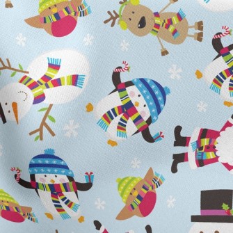 Santa Claus And Friends Stretch Ponte