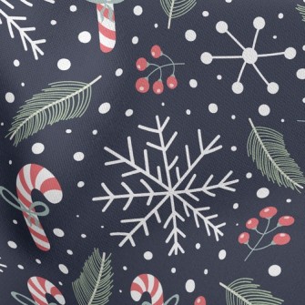 Candy Canes And Berries Stretch Ponte
