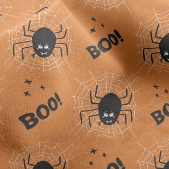 Shy Spider Weaving Web Micro Fleece