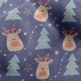 Christmas Reindeer Micro Fleece