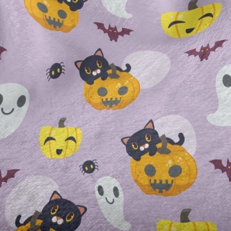 Ghost And Black Cat Minky