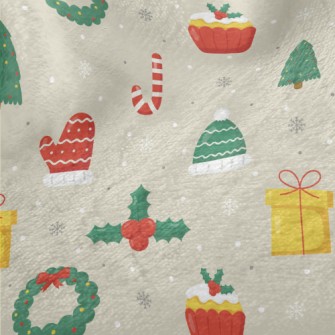 Christmas Wreath Minky